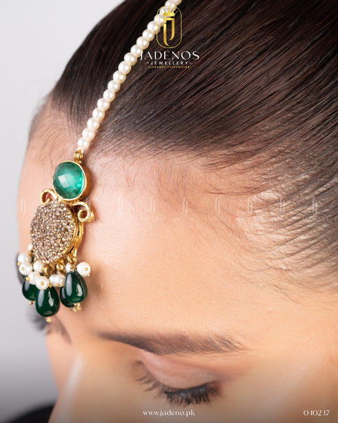 Designer's Crafted Jashan e Ishq Choker Set with Tika